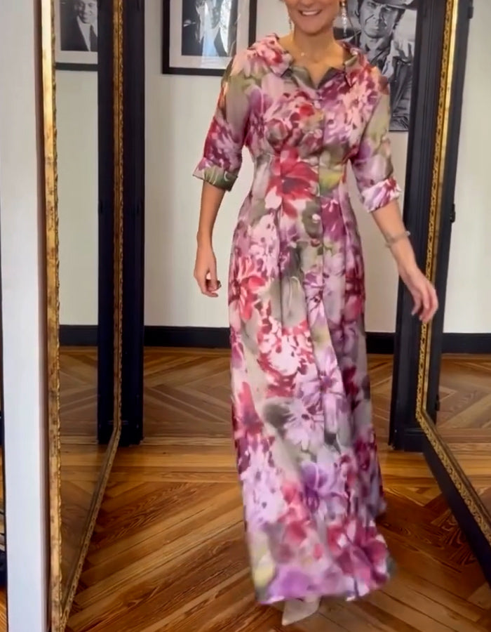 Spring Casual Shirt Dress