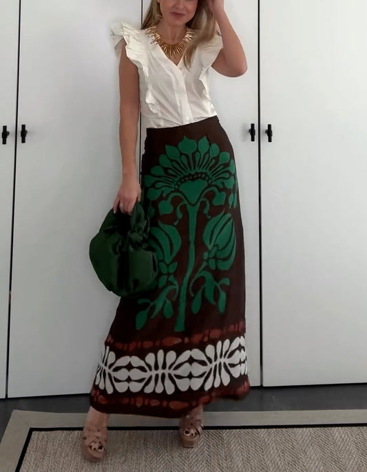 Ruffles Two-Piece Dress