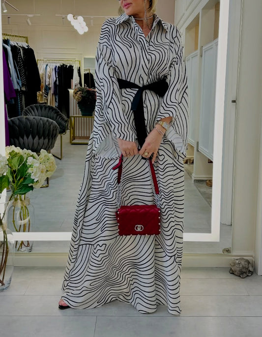 Stripe Maxi Dress