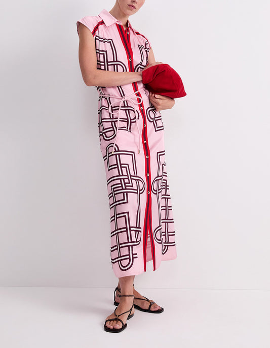 Pink Pattern Dress