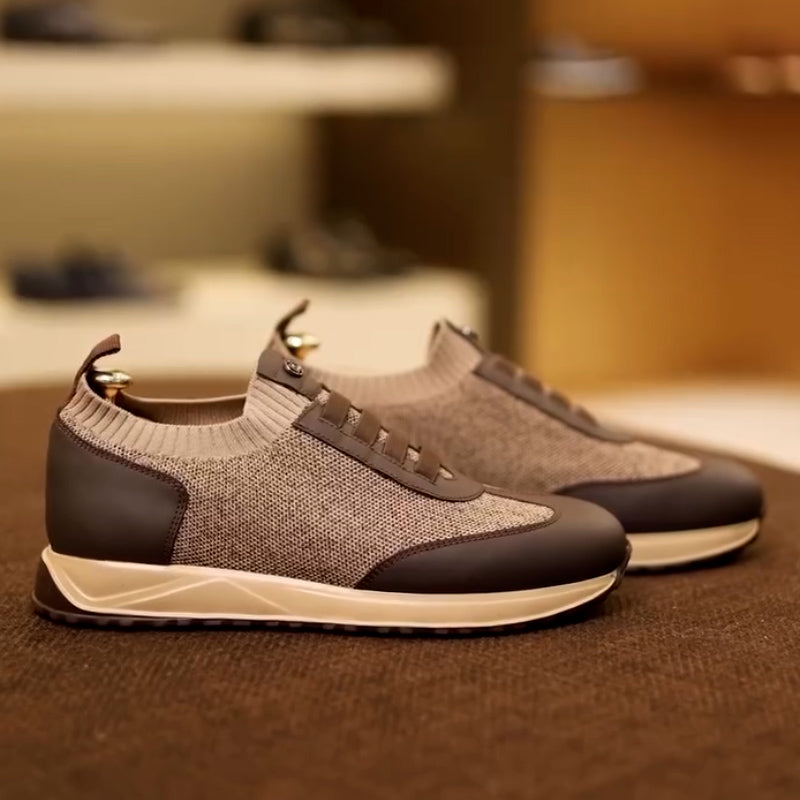 Khaki Breathable Sneakers