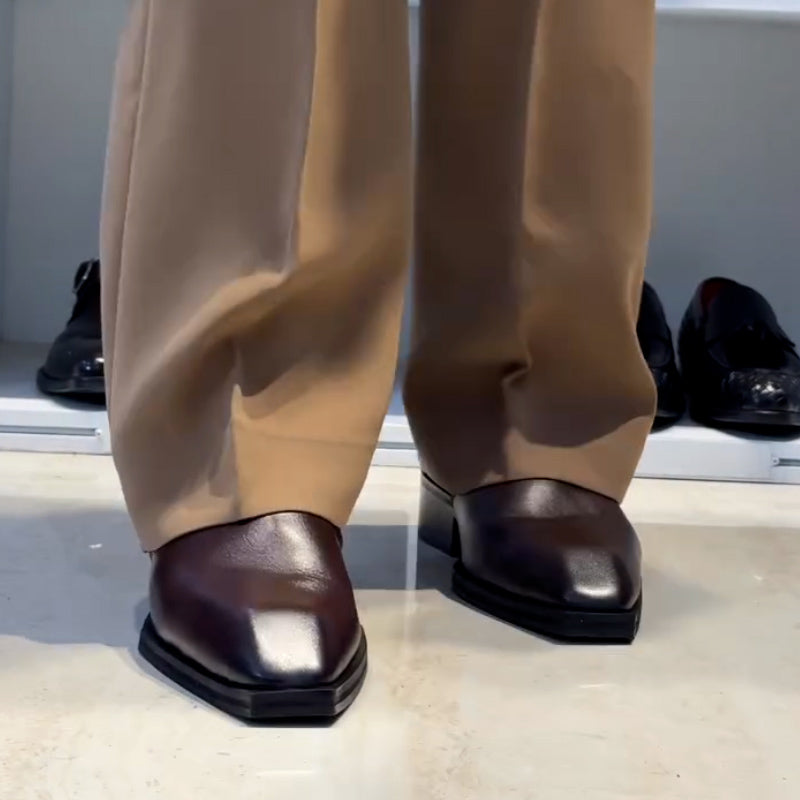 Leather Comfy Short Boots