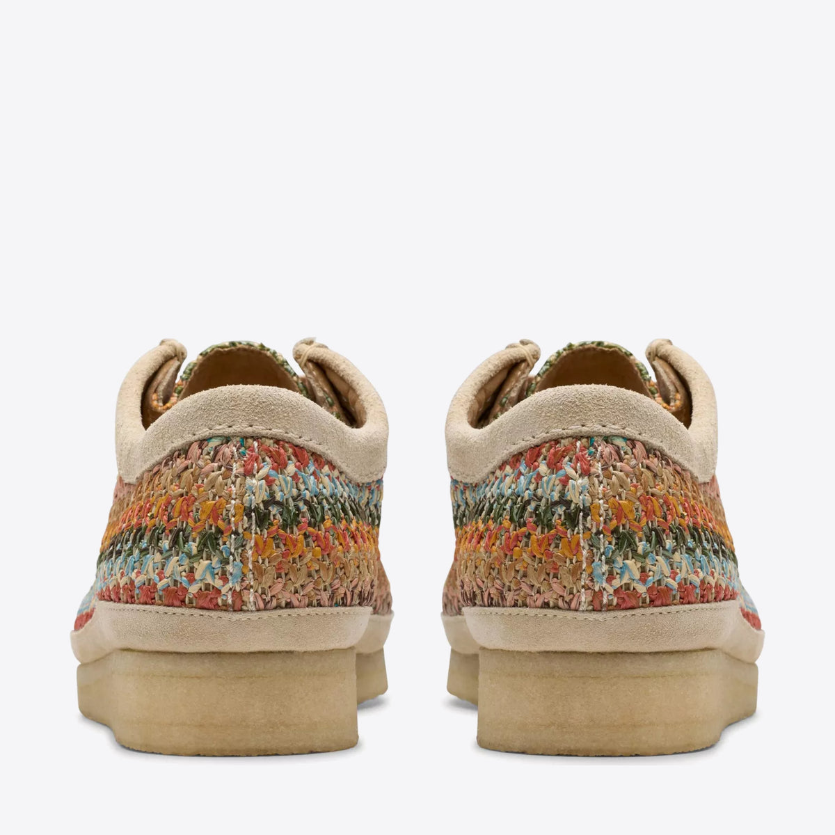 Multicolor Raffia Shoes