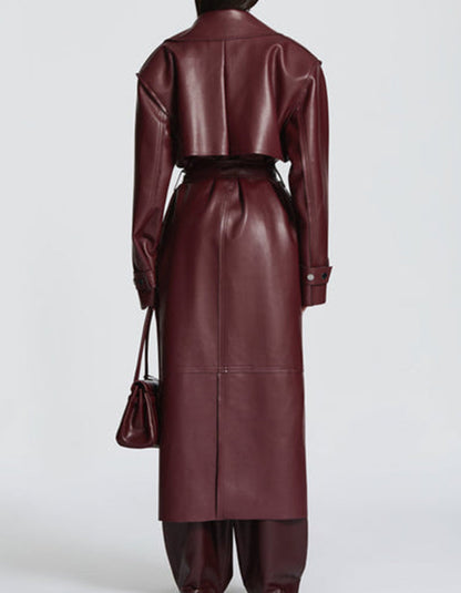 Leather Long Coat