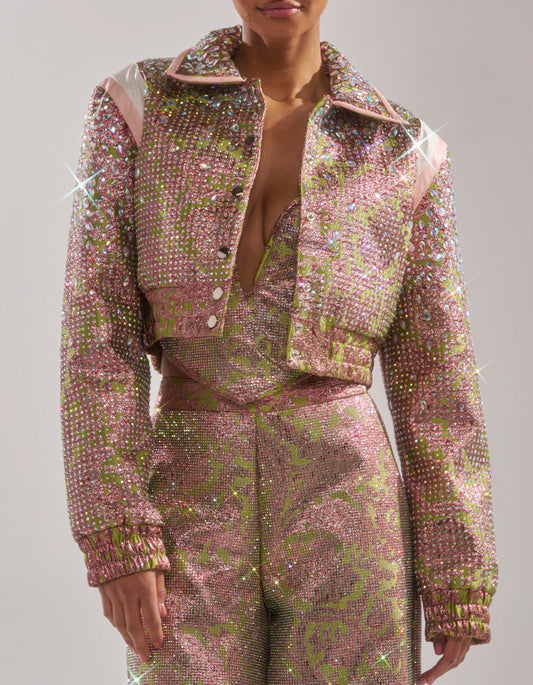 Rhinestone Glitter Jacket