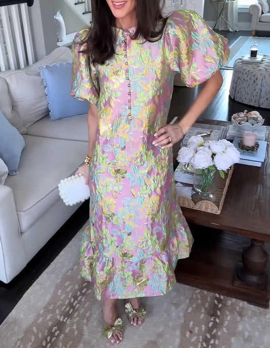 Button Loose Dress