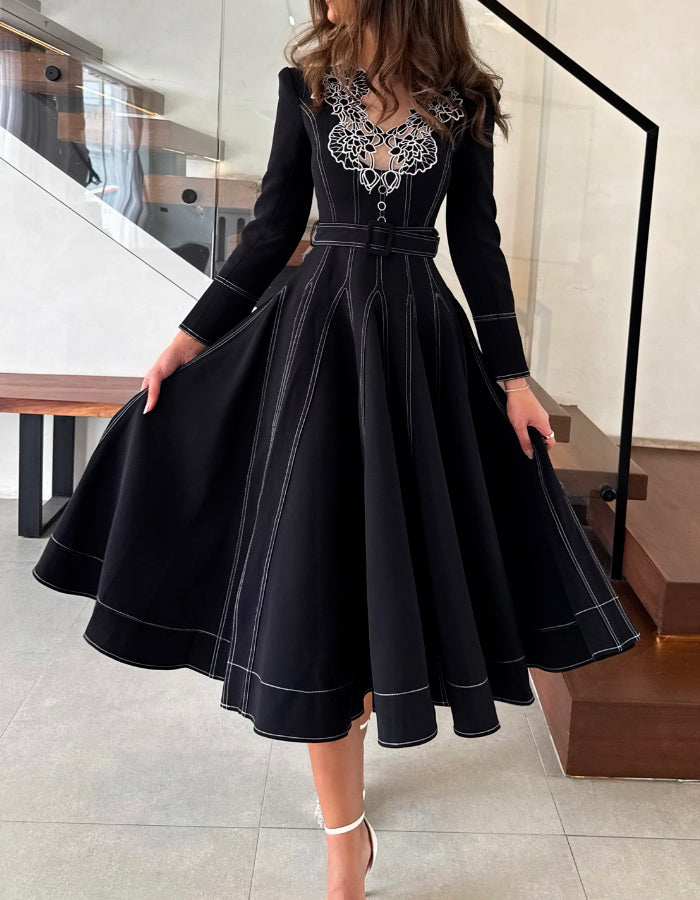 Elegant Denim Dress