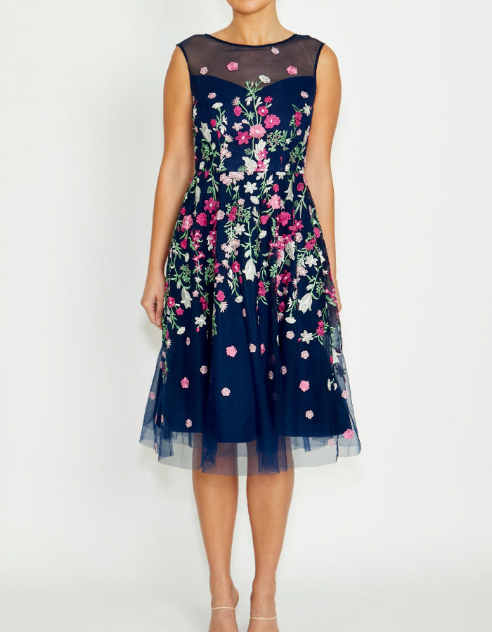 Floral Embroidered Dress