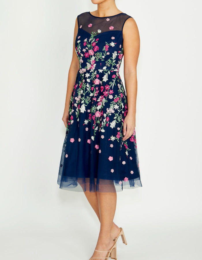 Floral Embroidered Dress