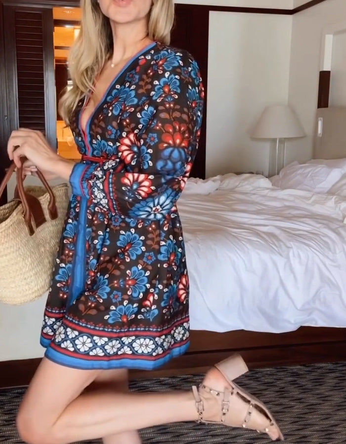Organic Puff Sleeve Mini Dress