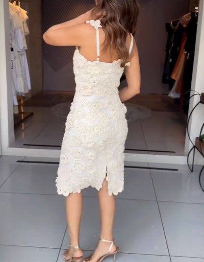 White Delicate Lace Dress