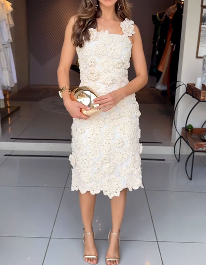 White Delicate Lace Dress