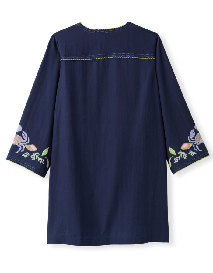 Mariner's Bloom Midi Dress