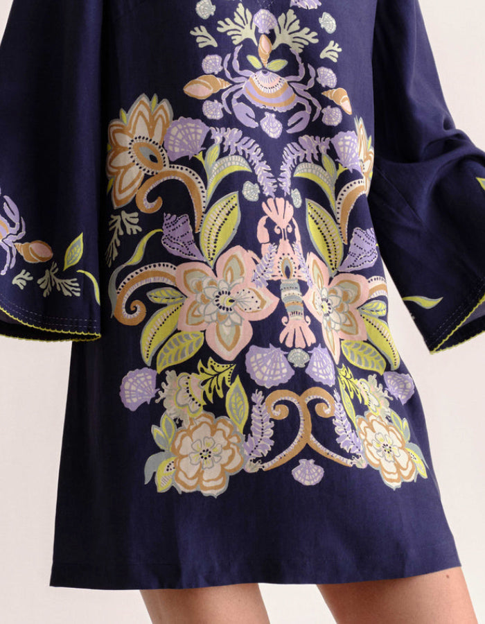Mariner's Bloom Midi Dress