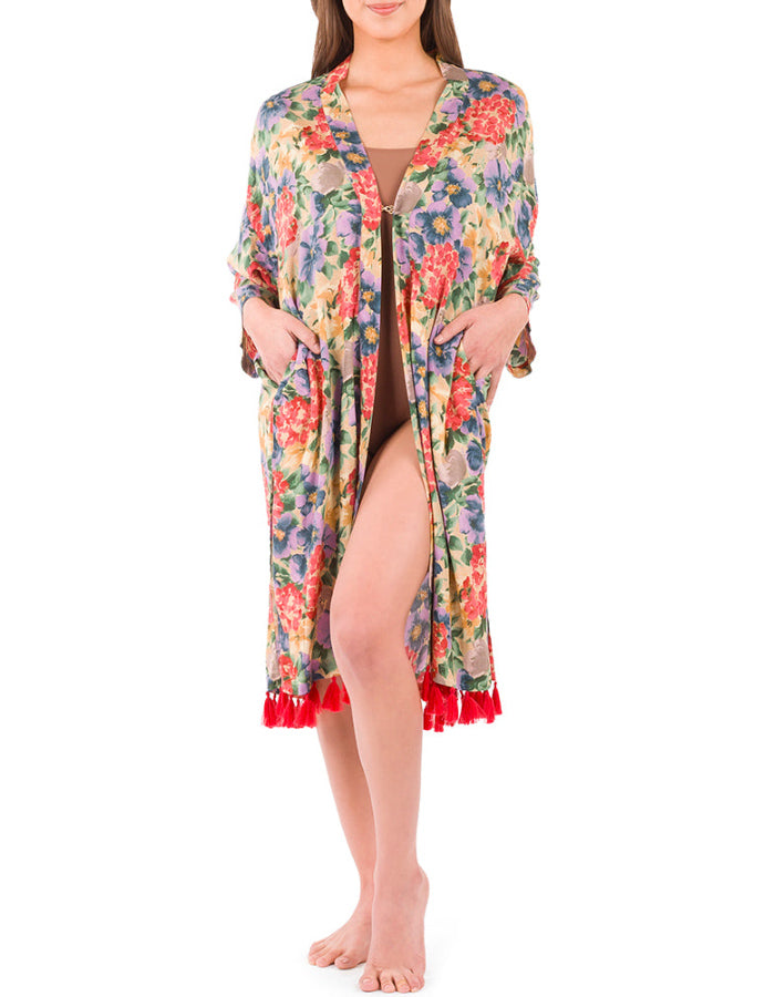 Ruana with Tassels Jacket
