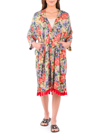 Ruana with Tassels Jacket