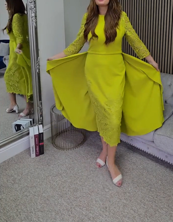 Turmeric Fitted Dress