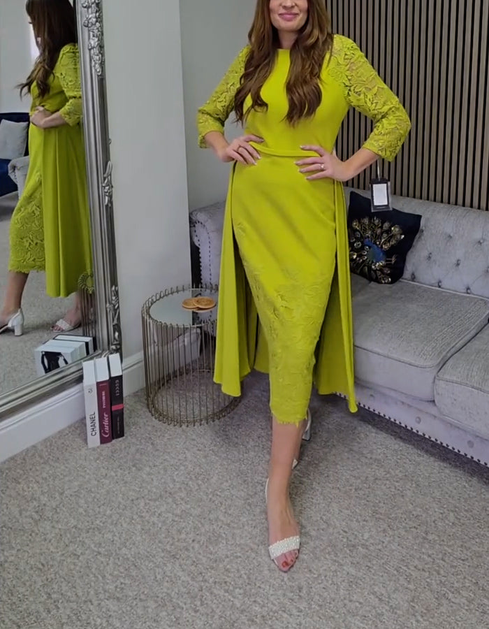 Turmeric Fitted Dress