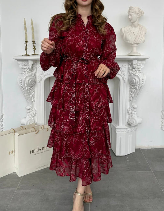 Multi-Layer Tulle Casual Dress