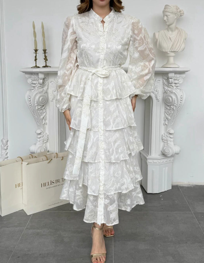 Multi-Layer Tulle Casual Dress