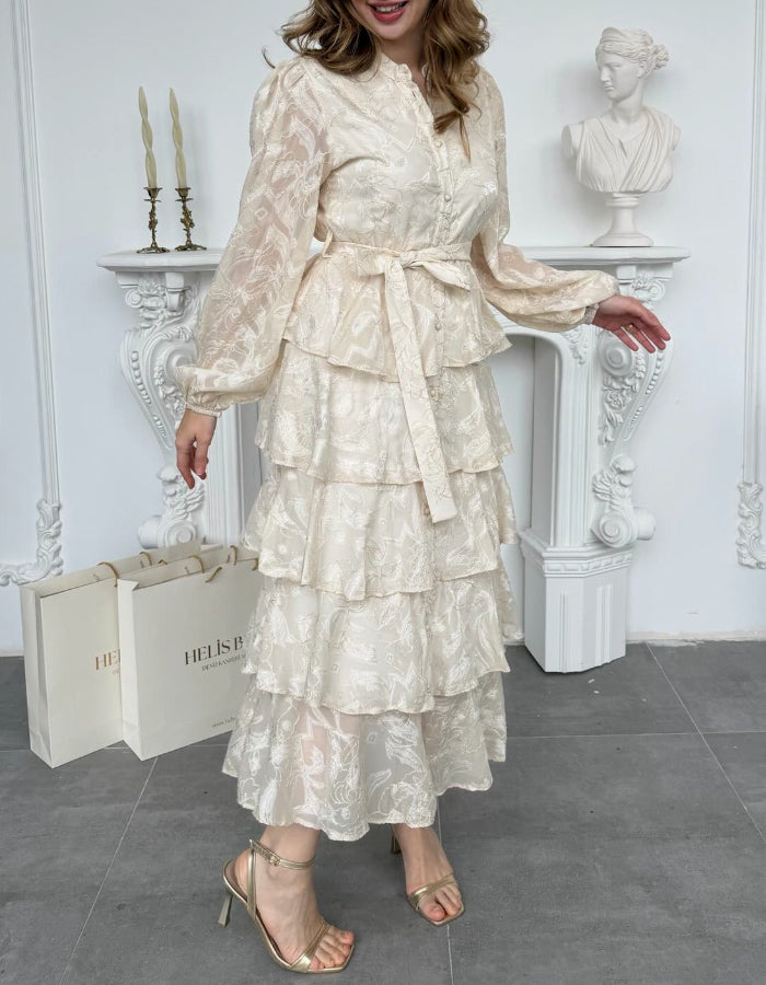 Multi-Layer Tulle Casual Dress
