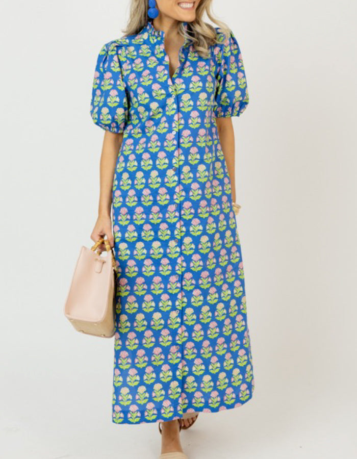 Mary Floral Midi Dress