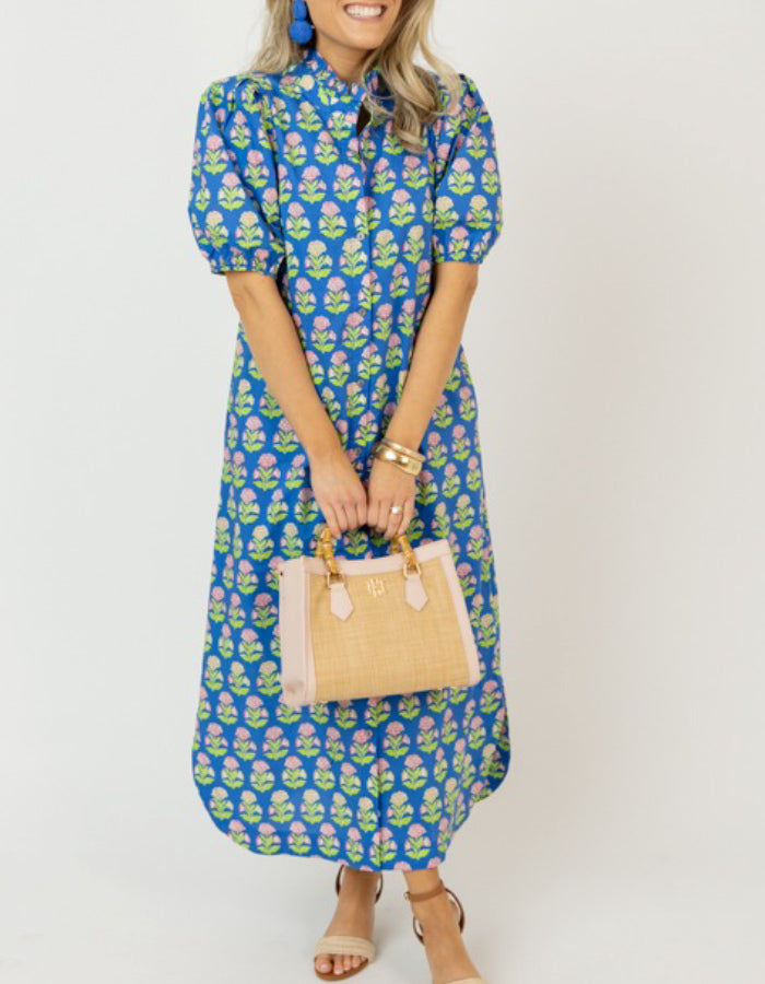 Mary Floral Midi Dress