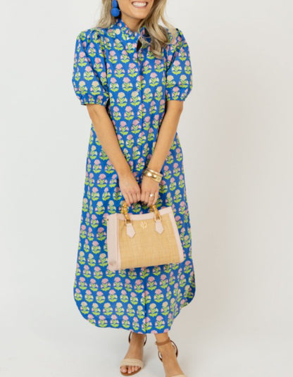 Mary Floral Midi Dress