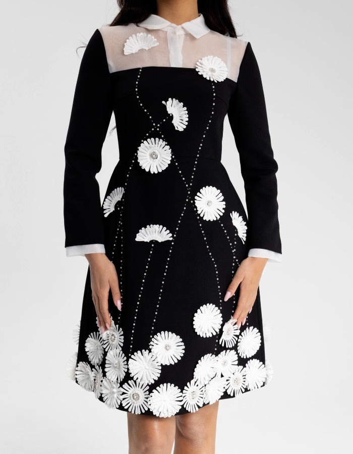 White Flower Beautiful Dress