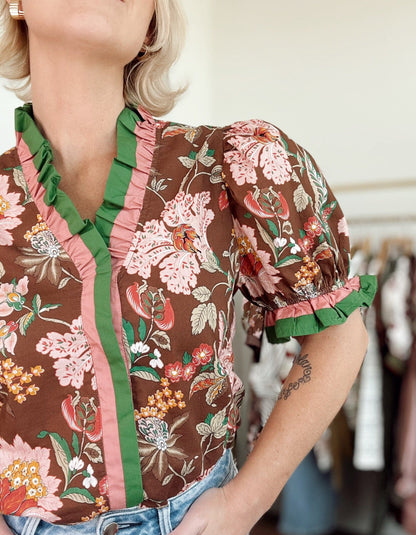 Floral Casual Blouse