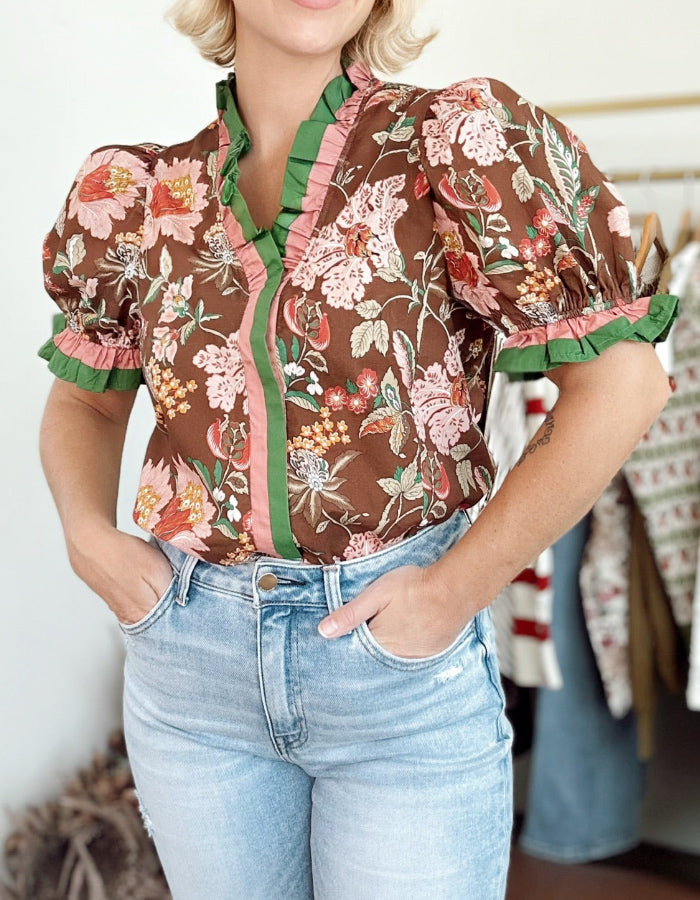 Floral Casual Blouse
