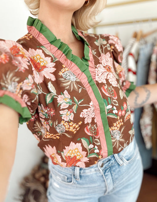 Floral Casual Blouse