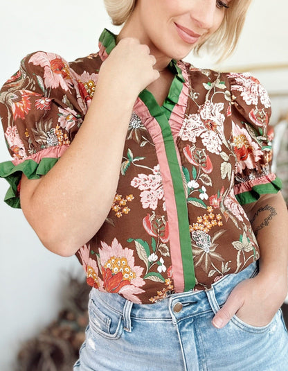 Floral Casual Blouse