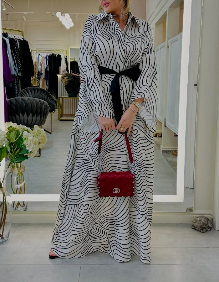 Stripe Maxi Dress