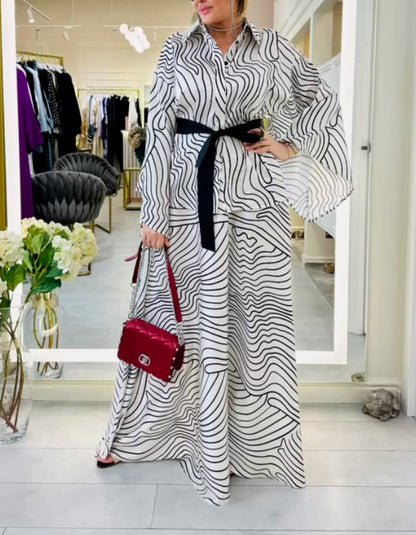 Stripe Maxi Dress
