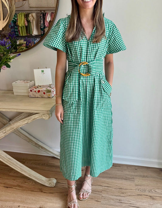 Green Plaid Dress