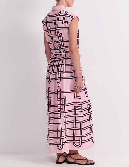 Pink Pattern Dress