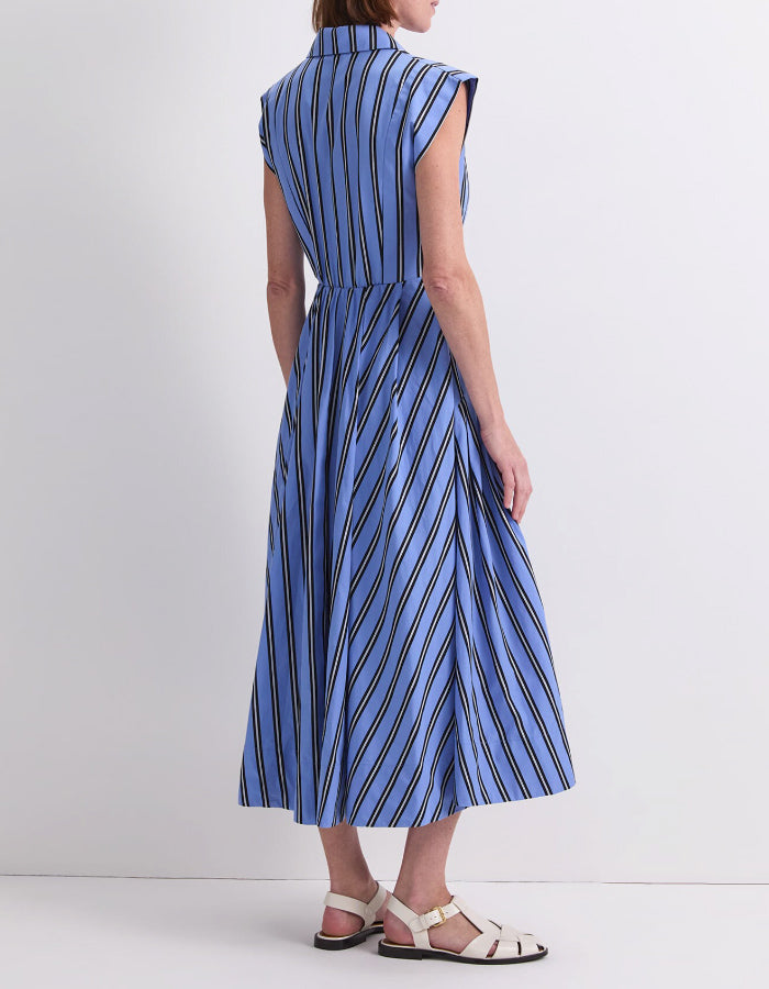 Blue Striped Dress