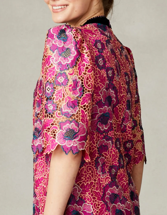 Rose Embroidered Dress