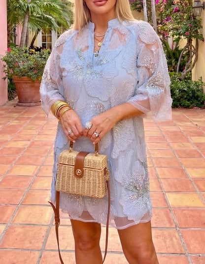 Spring Sky Mini Dress