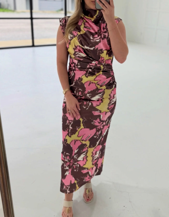 Mixed Slim Dress
