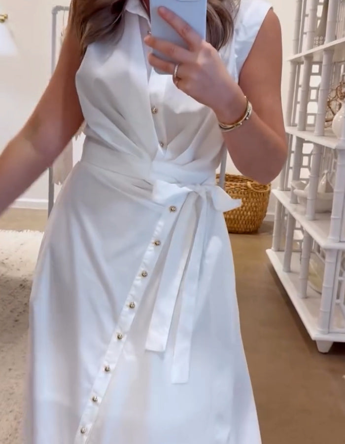 White Casual Dress