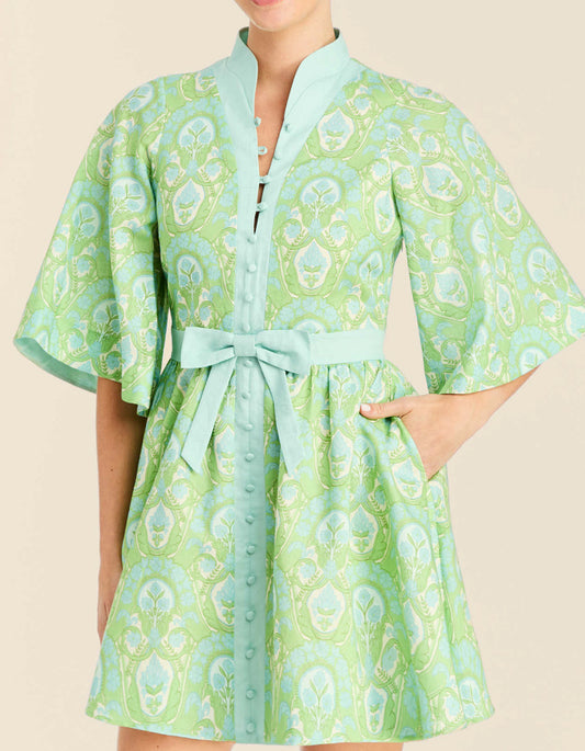 Green Casual Mini Dress