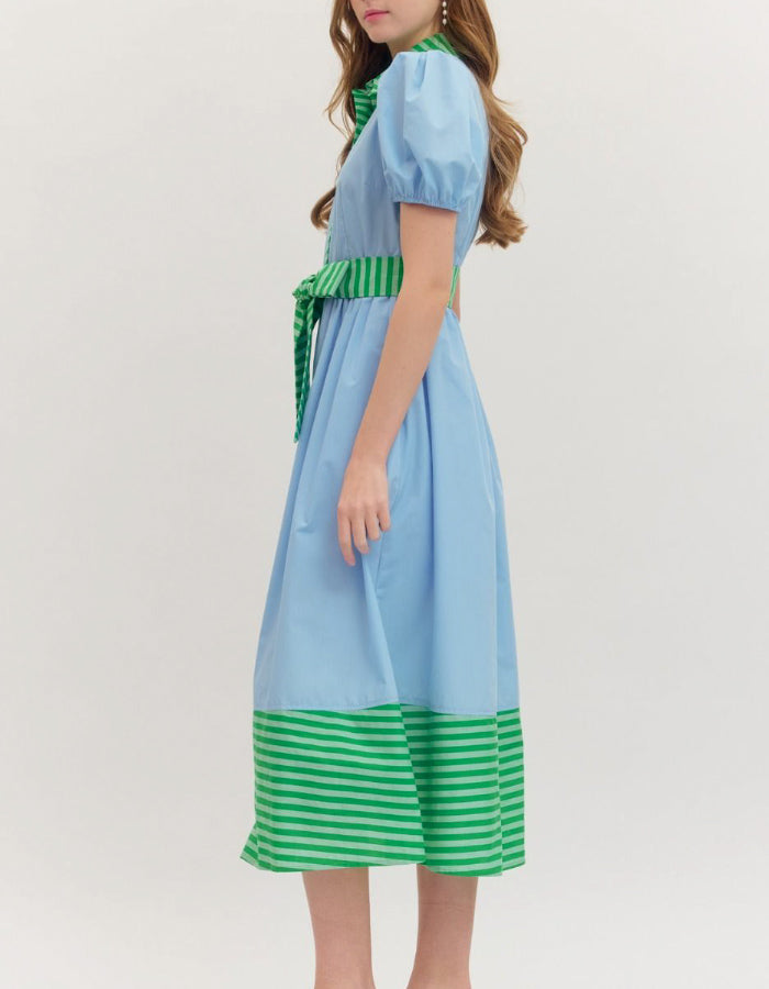 Solid and Stripe Midi Dress