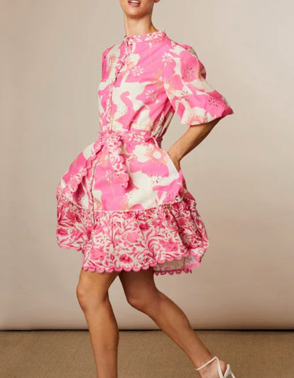 Pink Casual Dress