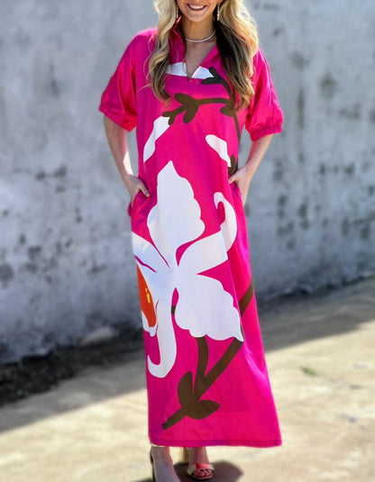 Rose Loose Dress