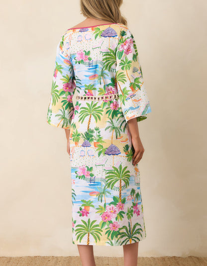 Beach Print Dress