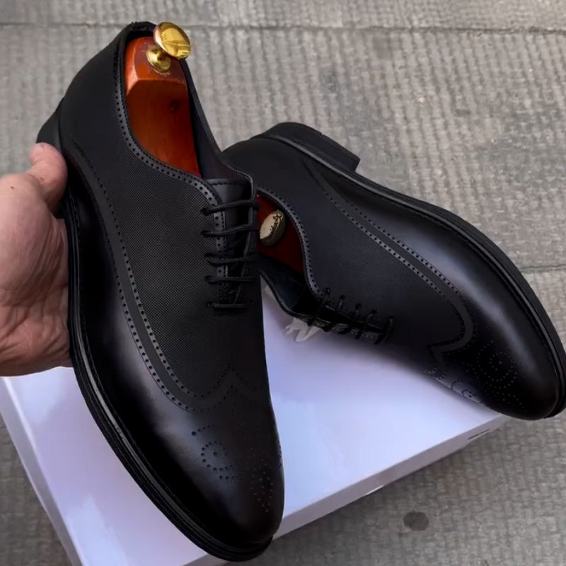 Leather Flat Shoes