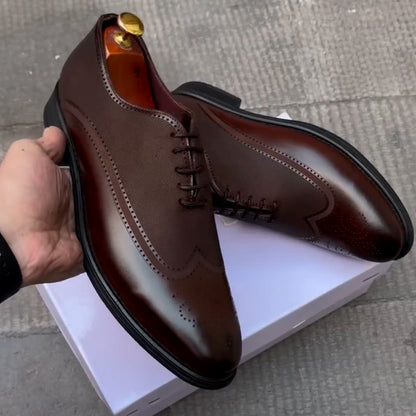 Leather Flat Shoes