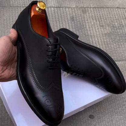 Leather Flat Shoes